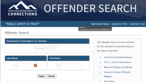 Montana Arrest Records & Warrant Search